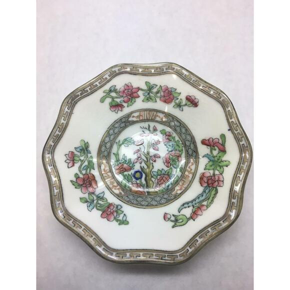 VINTAGE Coalport CHINA Indian Tree Pattern SET OF TWO Teacups and Saucer SET - Picture 3 of 12